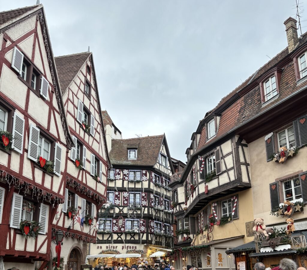 Alsace Christmas Market scene