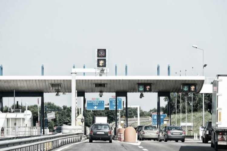 French Toll booth