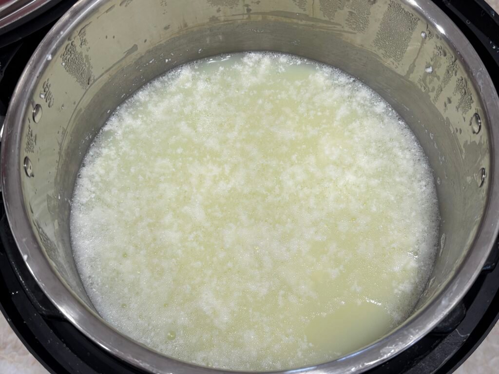 Cottage cheese curdling