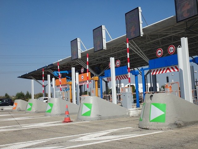French tollbooth (Péage)