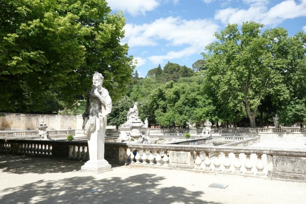 Jardins de la Fontaine in Nimes, France