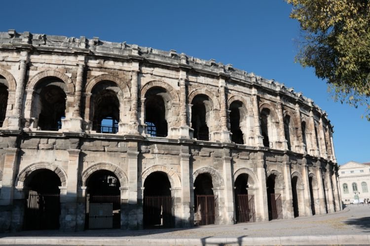 Roman arena in Nimes, France