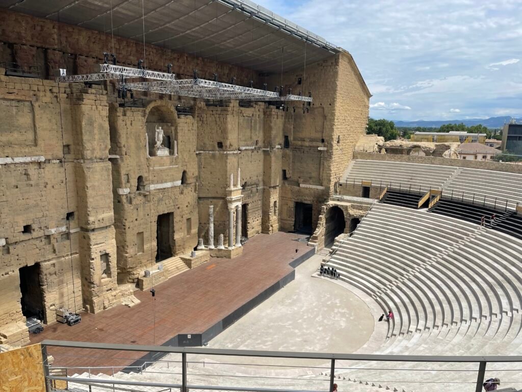 The Roman theater in Orange, France