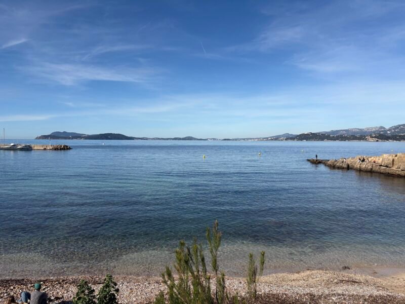 Plage des Oursinieres in Le Pradet