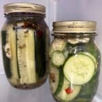 Refrigerator dill pickles