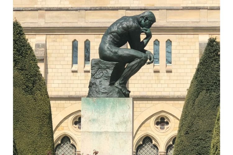 Rodin's sculpture "The Thinker"