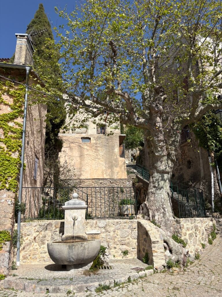 A fountain in Tourtour, France