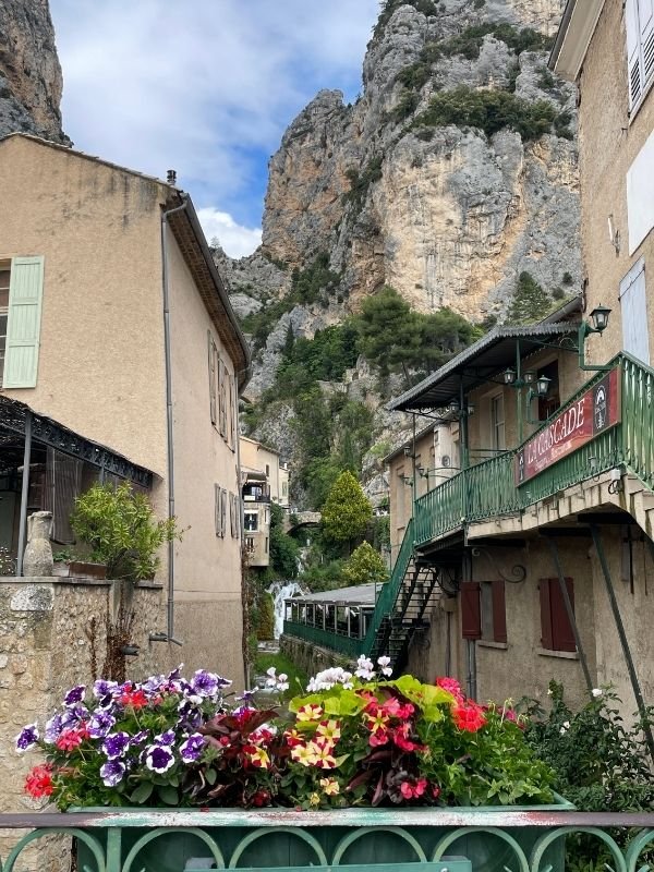 Waterfalls in Moustiers-Sainte-Marie